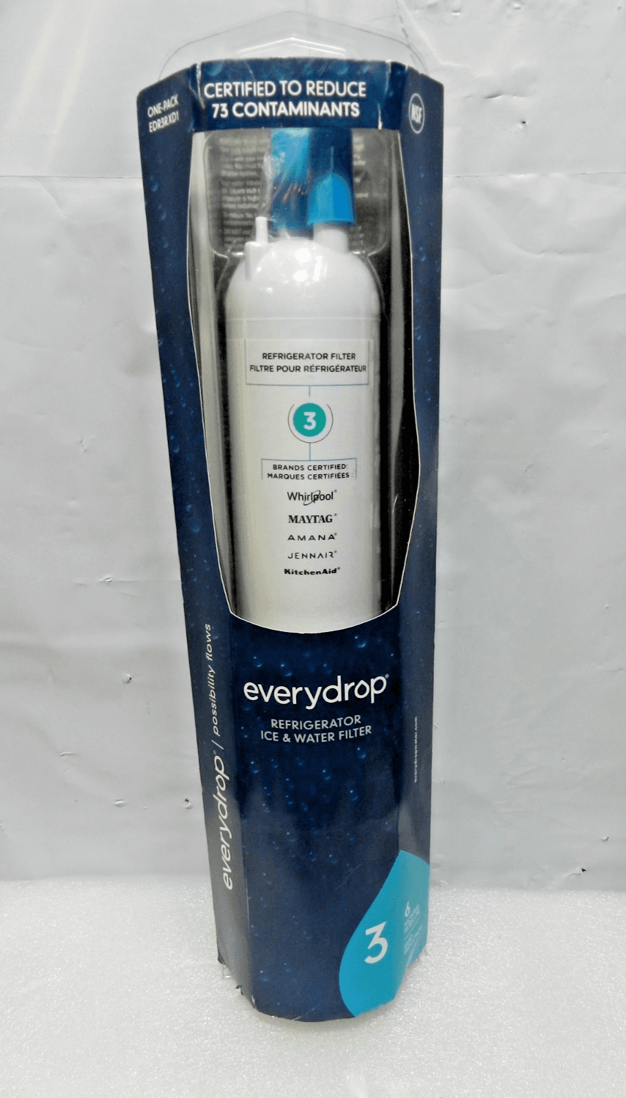 Everydrop Ice and Water Refrigerator Filter 3 EDR3RXD1 (M59K)