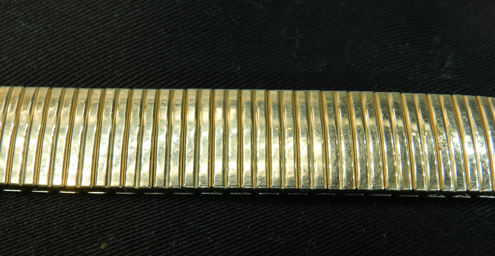 Vintage Unused Speidel 10k Gold Filled Twist Flex Watch Band Stretch (E59S) - Thumbnail 2