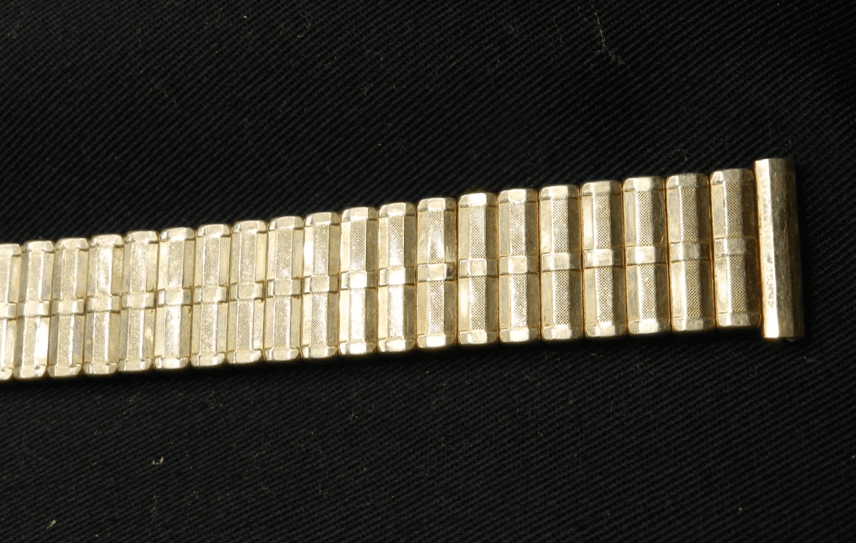 Vintage Rare Airflex 10k Gold-Filled Stretch Watchband 17mm unused (E61S) - Thumbnail 2