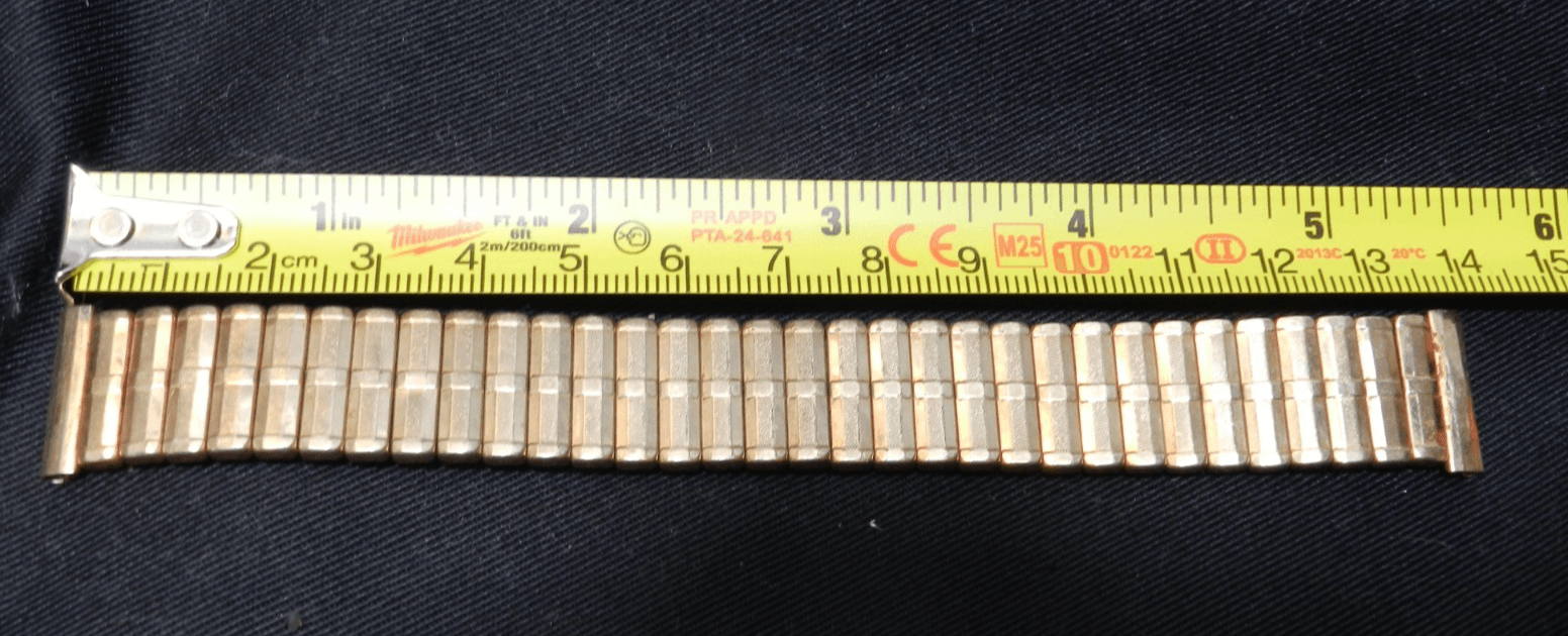 Vintage Rare Airflex 10k Gold-Filled Stretch Watchband 17mm unused (E61S) - Thumbnail 8