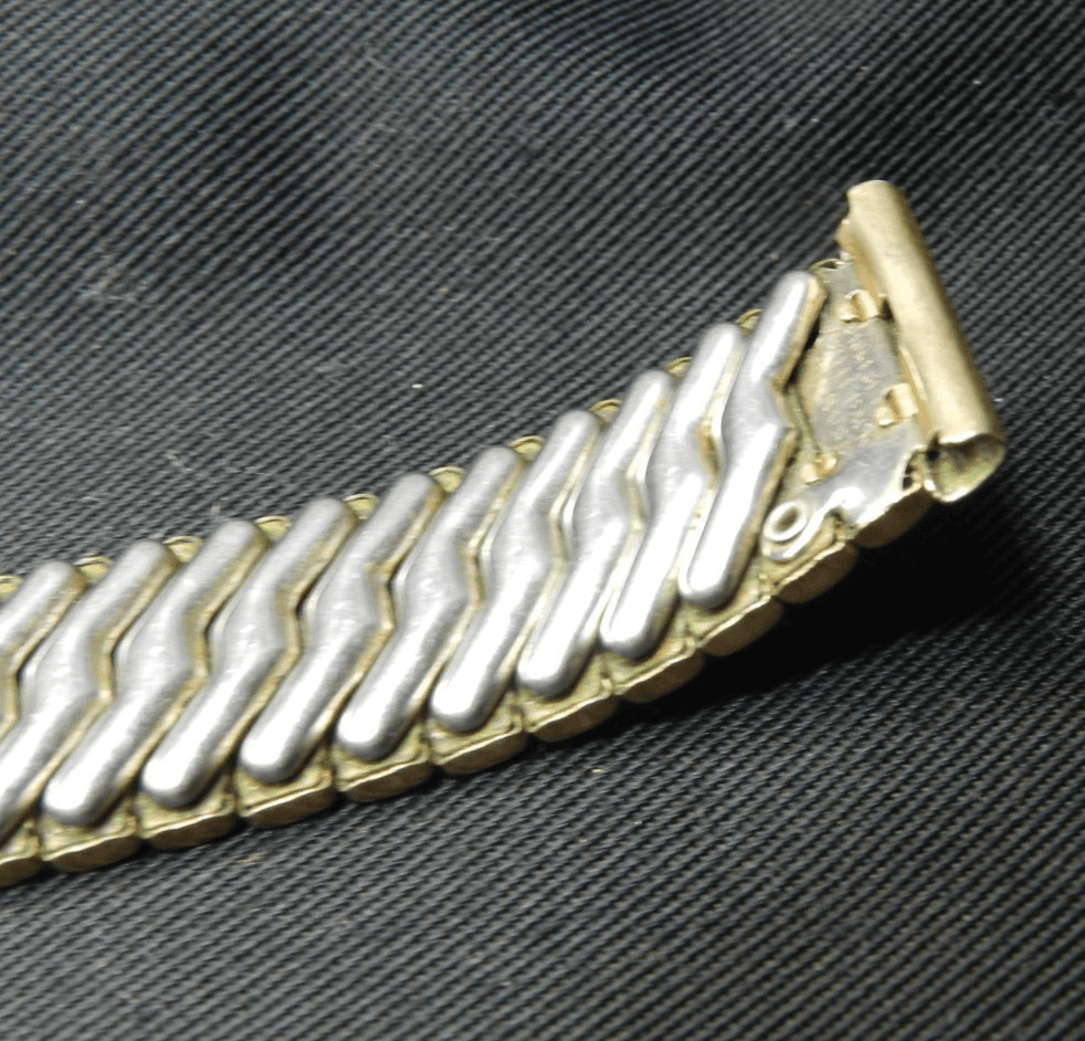 Vintage Rare Airflex 10k Gold-Filled Stretch Watchband 17mm unused (E61S) - Thumbnail 4