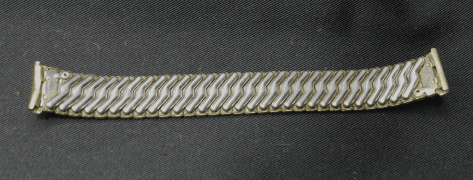 Vintage Rare Airflex 10k Gold-Filled Stretch Watchband 17mm unused (E61S) - Thumbnail 3