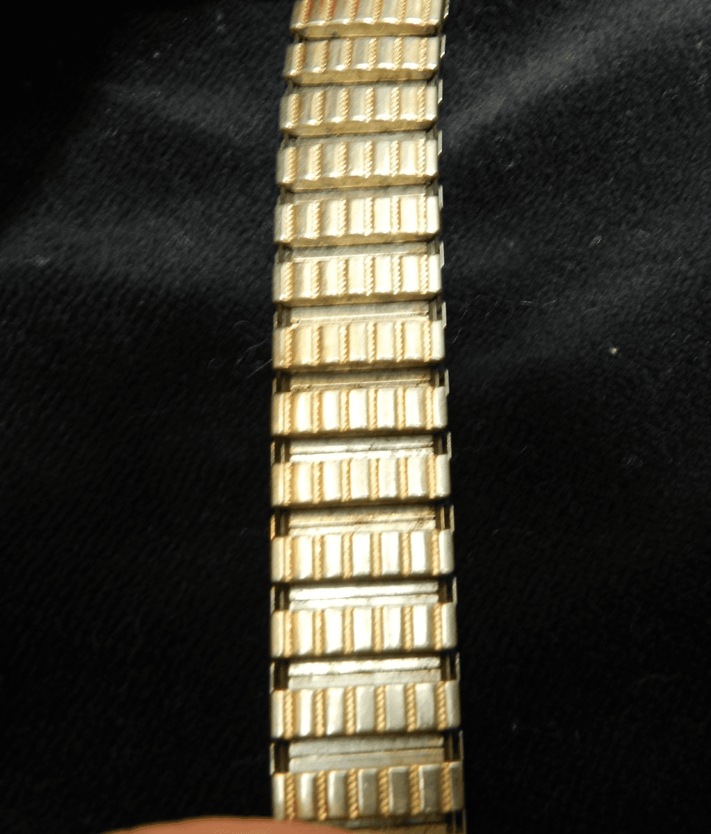 Vintage Speidel Watch Band Unused Stretch 1/20 Gold Filled Tops (E64S) - Thumbnail 7