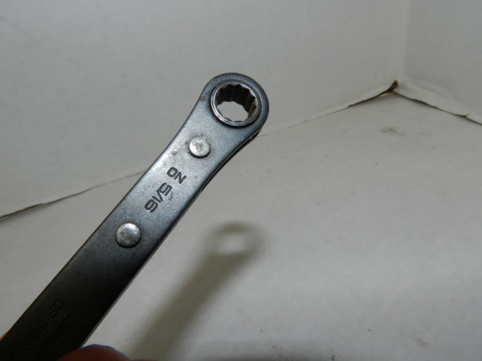 Snap-on Ratcheting SAE Wrench GR1012A 5/16” x 3/8” Black w37k - Thumbnail 6
