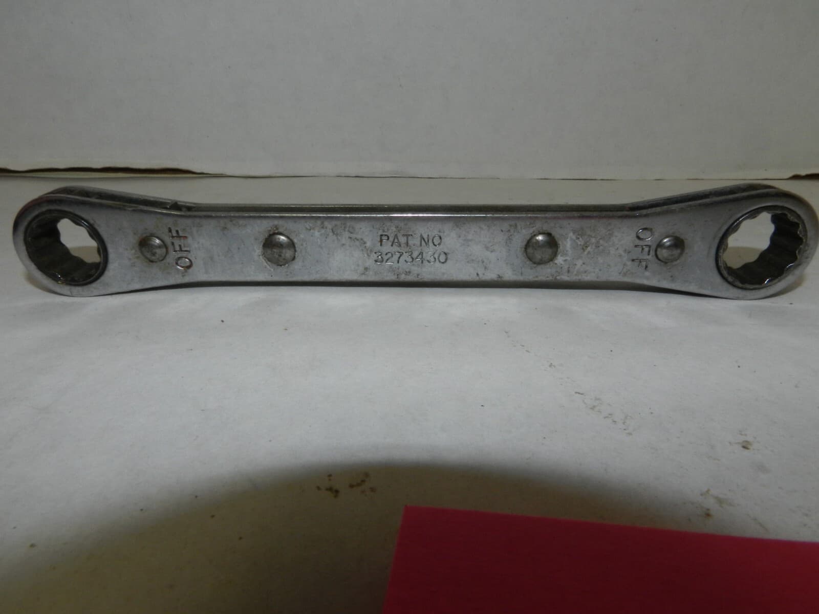 Snap On Tools Ratchet 1/2" Inch - 9/16" Inch 12 - Point R1618A Made in USA W47K