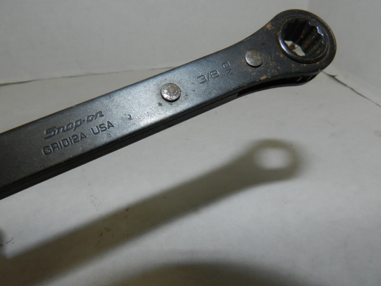 Snap-on Ratcheting SAE Wrench GR1012A 5/16” x 3/8” Black w37k - Thumbnail 3