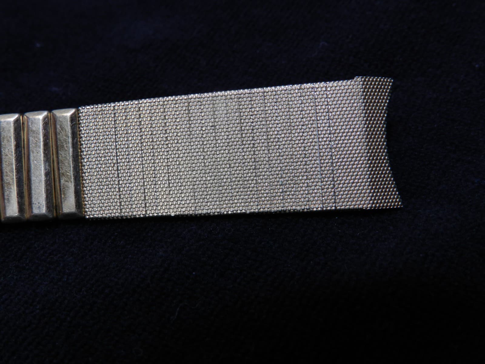 Vintage Kestenmade Watch Band Unused Mesh Stretch 1/20 Gold Filled Tops (E63S) - Thumbnail 2