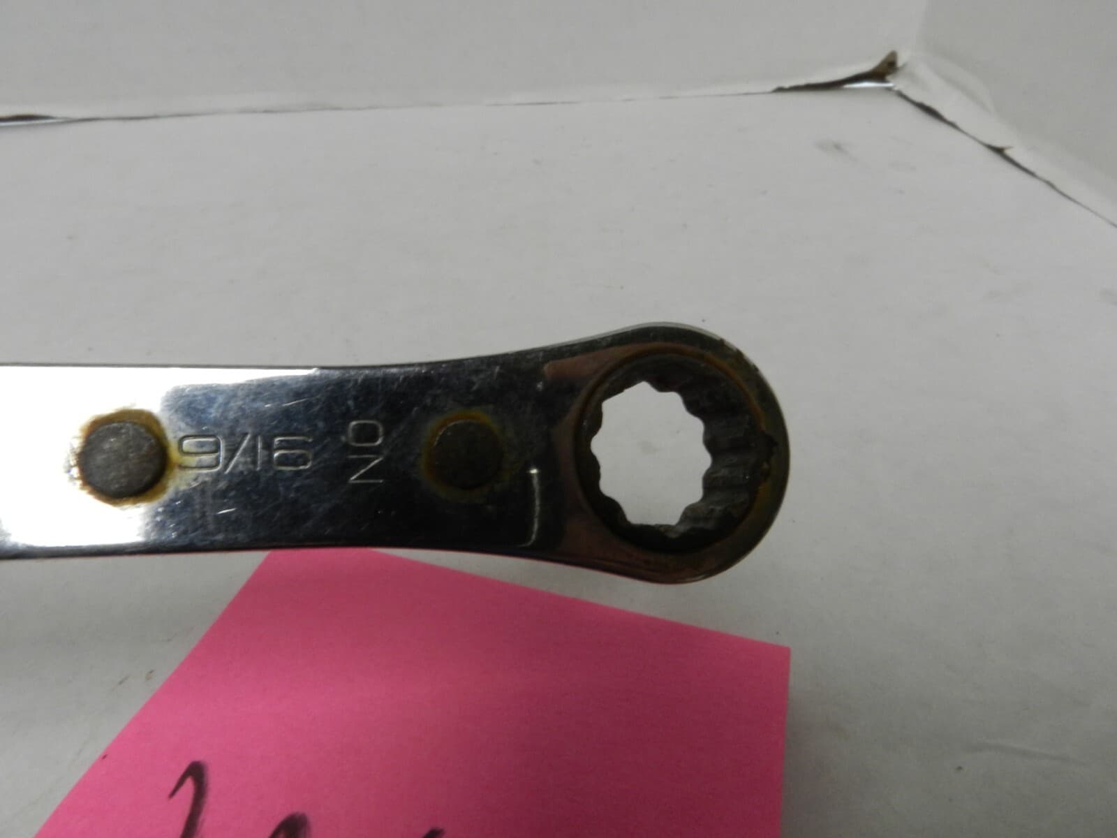 Snap On Tools Ratchet 1/2" Inch - 9/16" Inch 12 - Point R1618A Made in USA W47K - Thumbnail 5