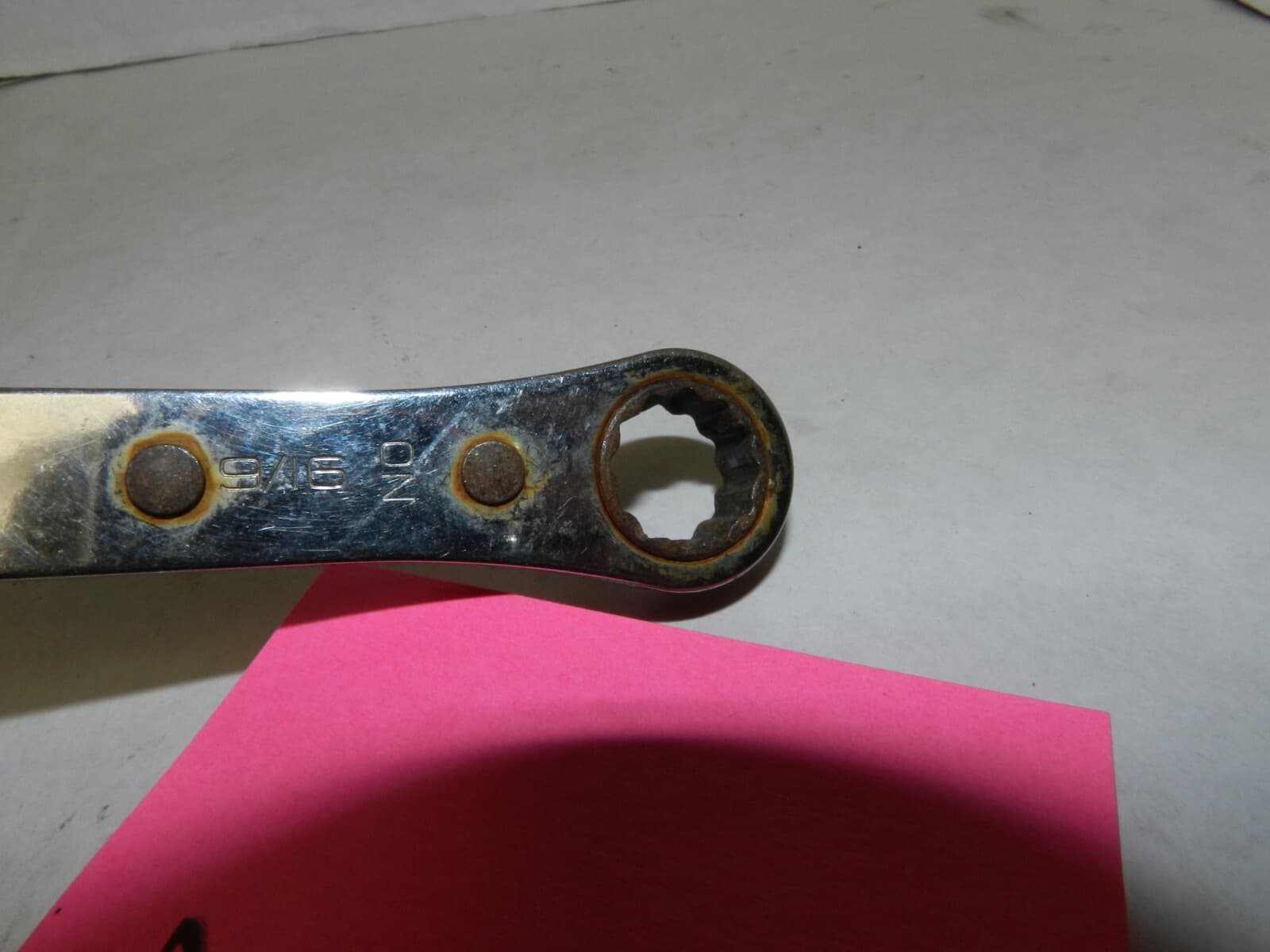 Snap On Tools Ratchet 1/2" Inch - 9/16" Inch 12 - Point R1618A Made in USA W47K - Thumbnail 4