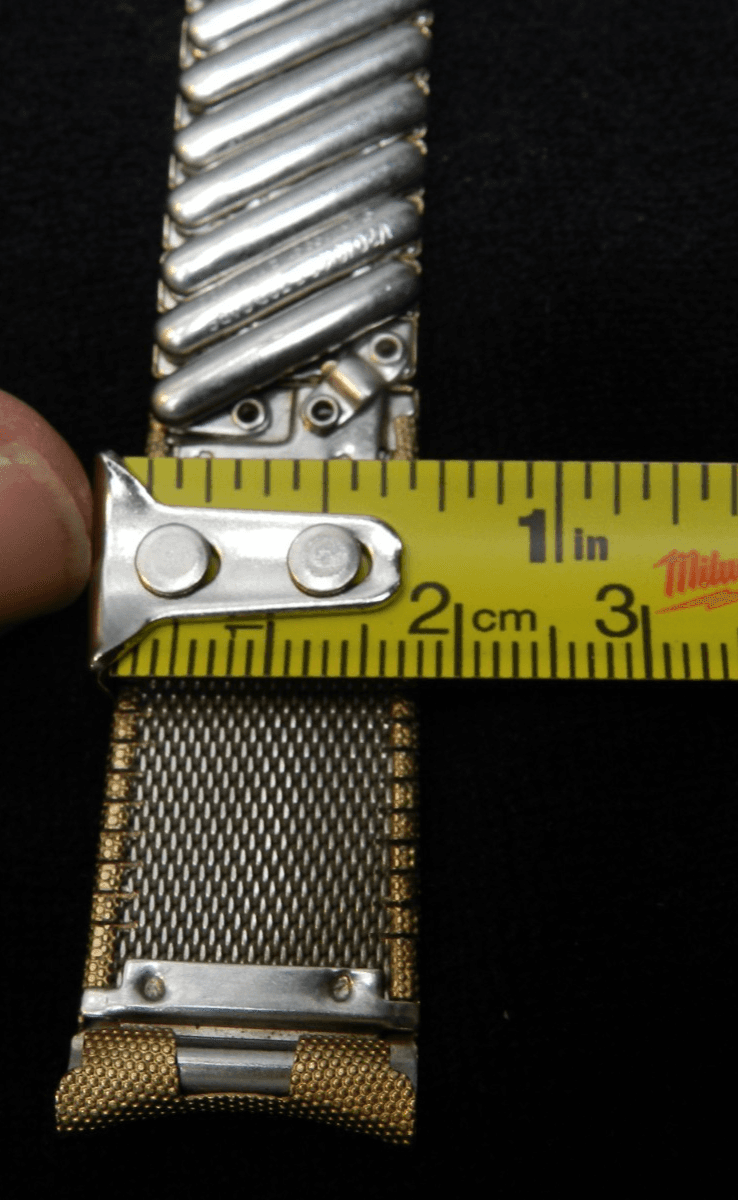Vintage Kestenmade Watch Band Unused Mesh Stretch 1/20 Gold Filled Tops (E63S) - Thumbnail 11