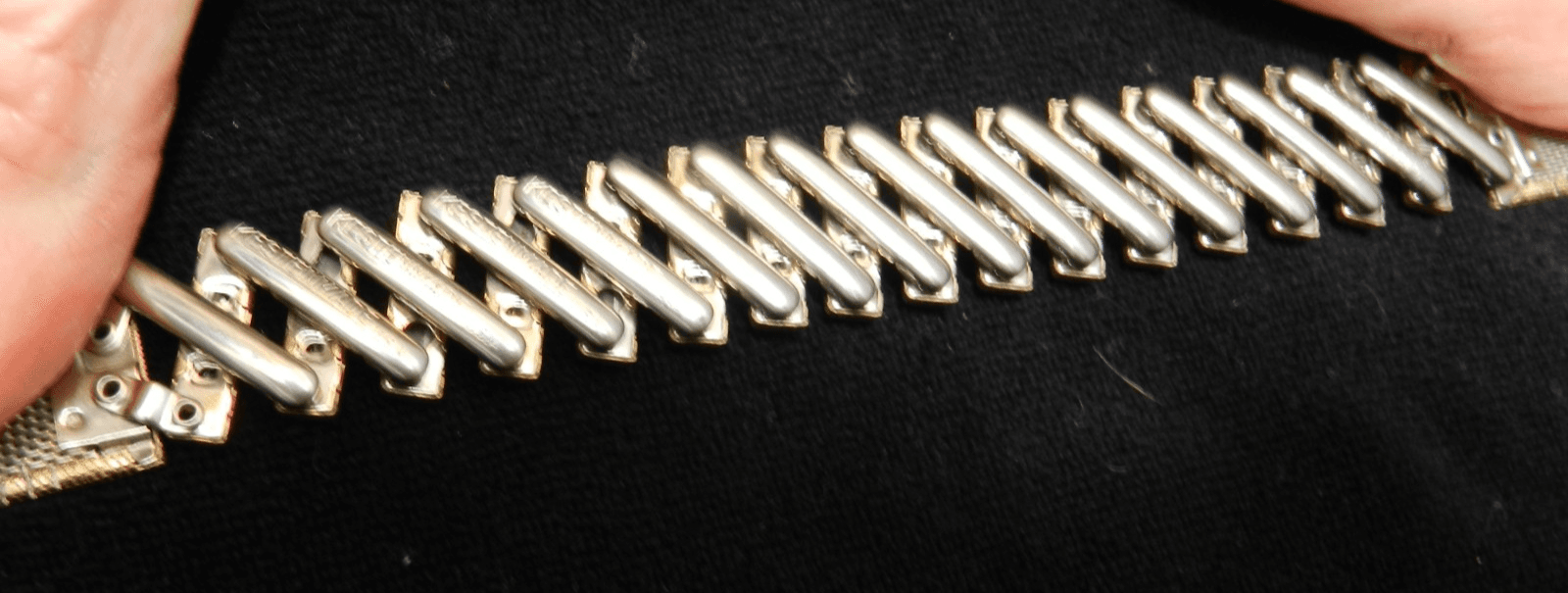 Vintage Kestenmade Watch Band Unused Mesh Stretch 1/20 Gold Filled Tops (E63S) - Thumbnail 6