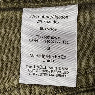 Women's Size 2 Time And Tru Jeans Relaxed Fit High Rise Bottoms Pants NEW - Thumbnail 7