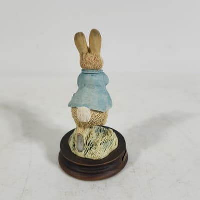 Beatrix Potter Peter Rabbit Border Fine Arts Figurine Statue Home Decor W/Box - Thumbnail 6