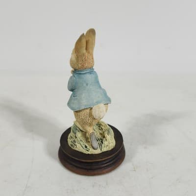 Beatrix Potter Peter Rabbit Border Fine Arts Figurine Statue Home Decor W/Box - Thumbnail 5