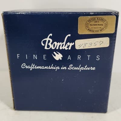 Beatrix Potter Peter Rabbit Border Fine Arts Figurine Statue Home Decor W/Box - Thumbnail 12