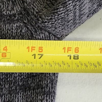 Apt. 9 Men's S Gray Knit Full Zip Sweater Long Sleeve With Pockets - Thumbnail 2