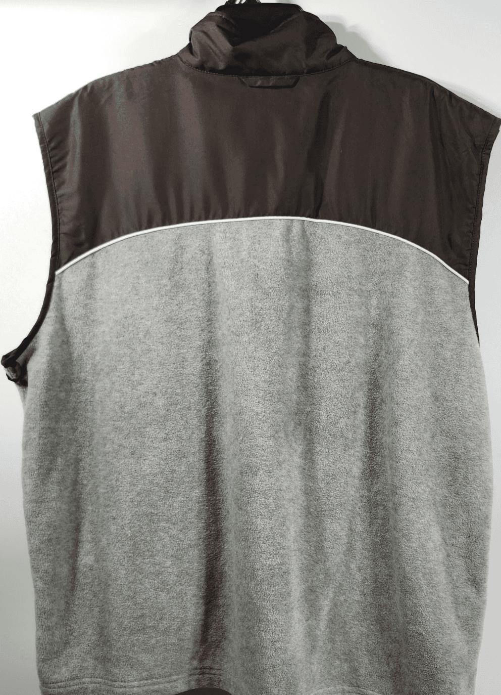 Cleveland Browns Vest Mens XL NFL Football Full Zip Gray - Thumbnail 4