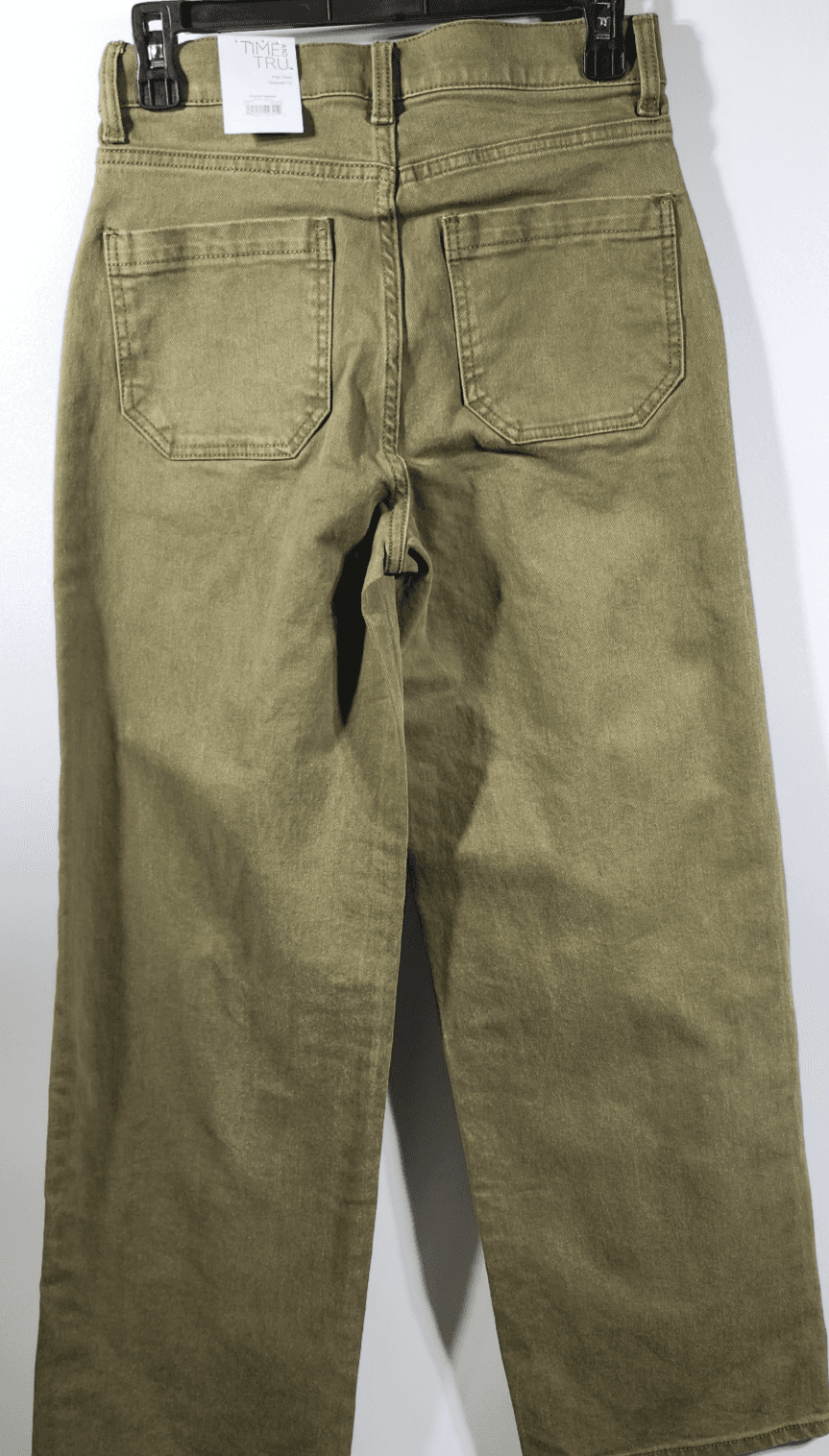 Women's Size 2 Time And Tru Jeans Relaxed Fit High Rise Bottoms Pants NEW - Thumbnail 6