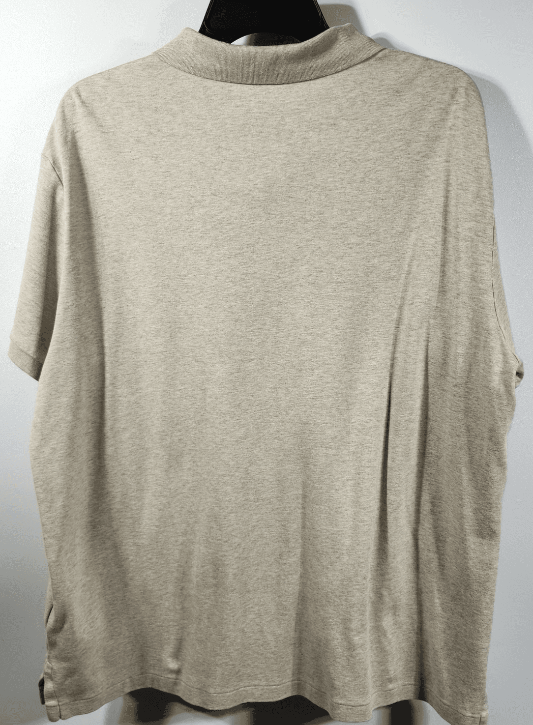 Ralph Lauren Men's XL Custom Slim Fit Soft Cotton Polo Shirt Beige Brown Pony - Thumbnail 4