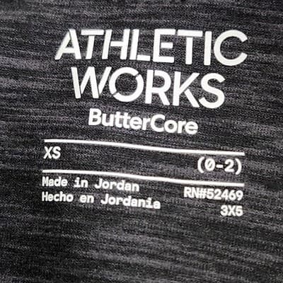Athletic Works Women's XS ButterCore Active Dress Gray Built In Shorts Bra NEW - Thumbnail 9