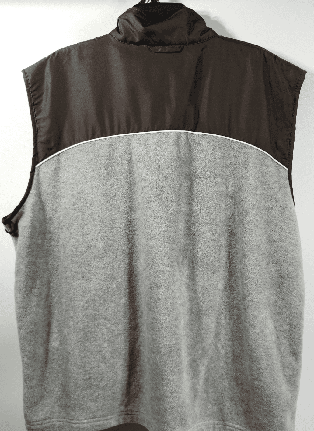 Cleveland Browns Vest Mens XL NFL Football Full Zip Gray - Thumbnail 6