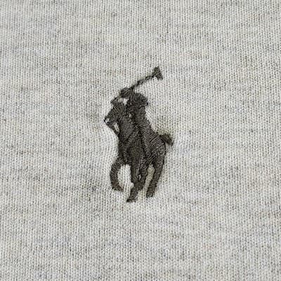 Ralph Lauren Men's XL Custom Slim Fit Soft Cotton Polo Shirt Beige Brown Pony - Thumbnail 8