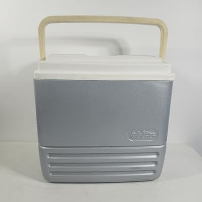 IGLOO Maxcold Portable Cooler With Handle Gray Vintage Made In USA - Thumbnail 9