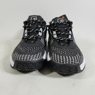 AND1 Men's 8.5 Tangent Low-Top Basketball Sneakers Black White Athletic Shoes - Thumbnail 3