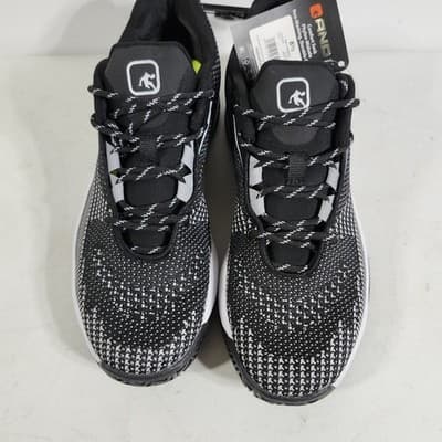 AND1 Men's 8.5 Tangent Low-Top Basketball Sneakers Black White Athletic Shoes - Thumbnail 4