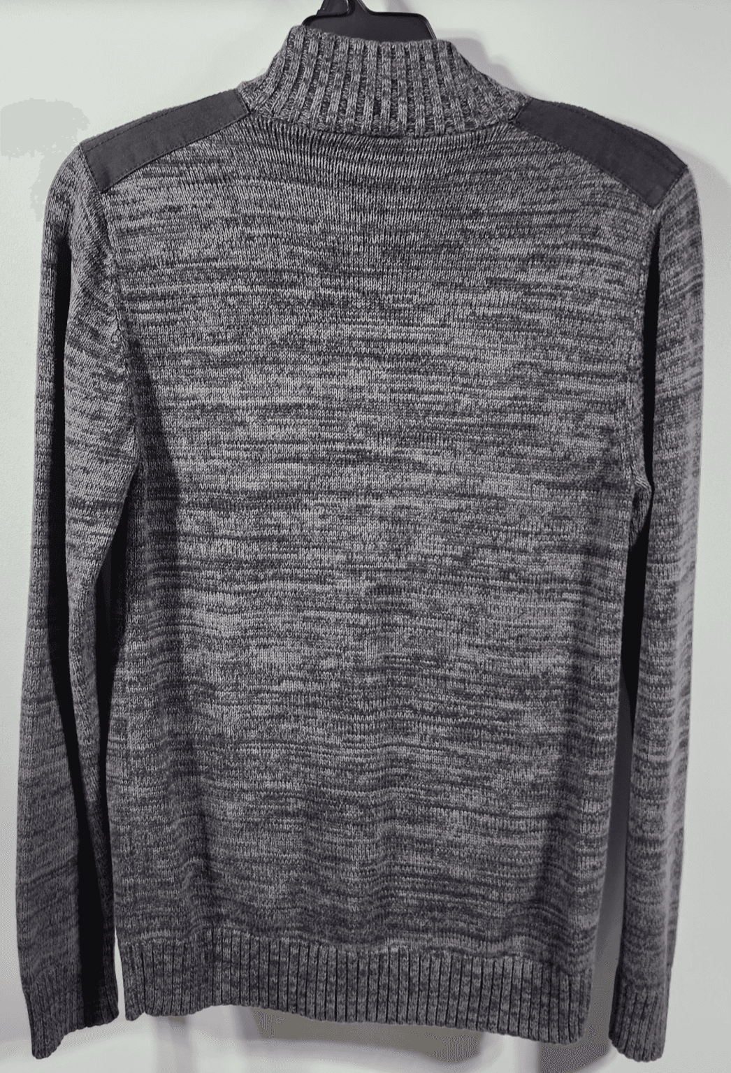 Apt. 9 Men's S Gray Knit Full Zip Sweater Long Sleeve With Pockets - Thumbnail 4