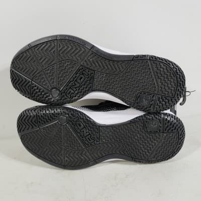AND1 Men's 8.5 Tangent Low-Top Basketball Sneakers Black White Athletic Shoes - Thumbnail 11