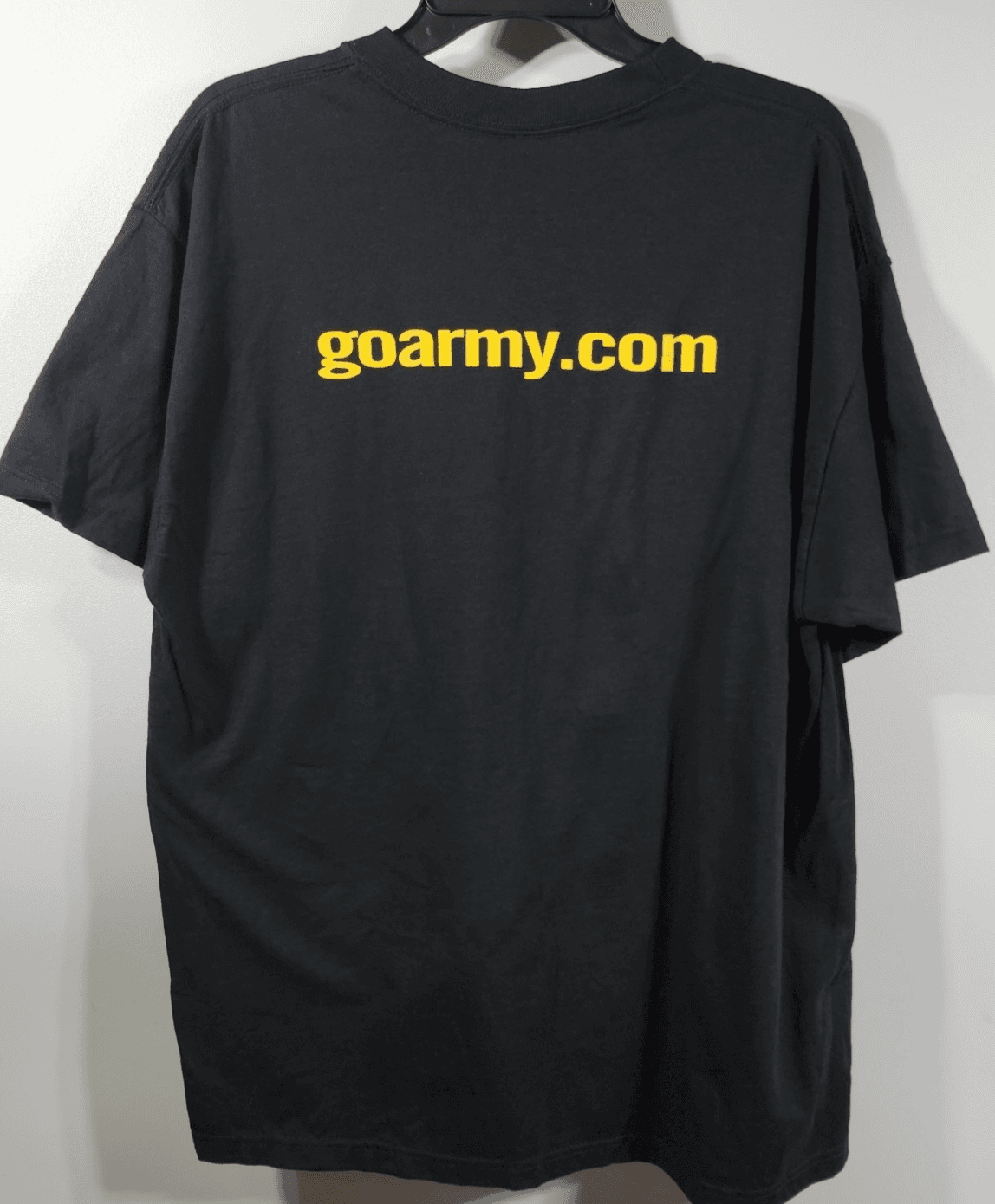 Vintage Y2K US Army T Shirt Men’s Size XL Black Made in USA goarmy.com - Thumbnail 4