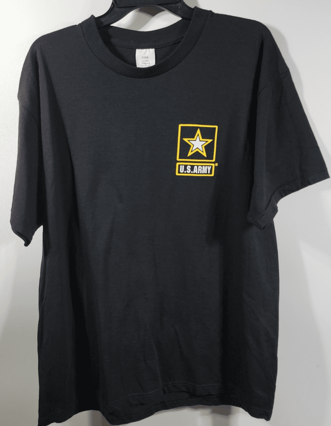 Vintage Y2K US Army T Shirt Men’s Size XL Black Made in USA goarmy.com