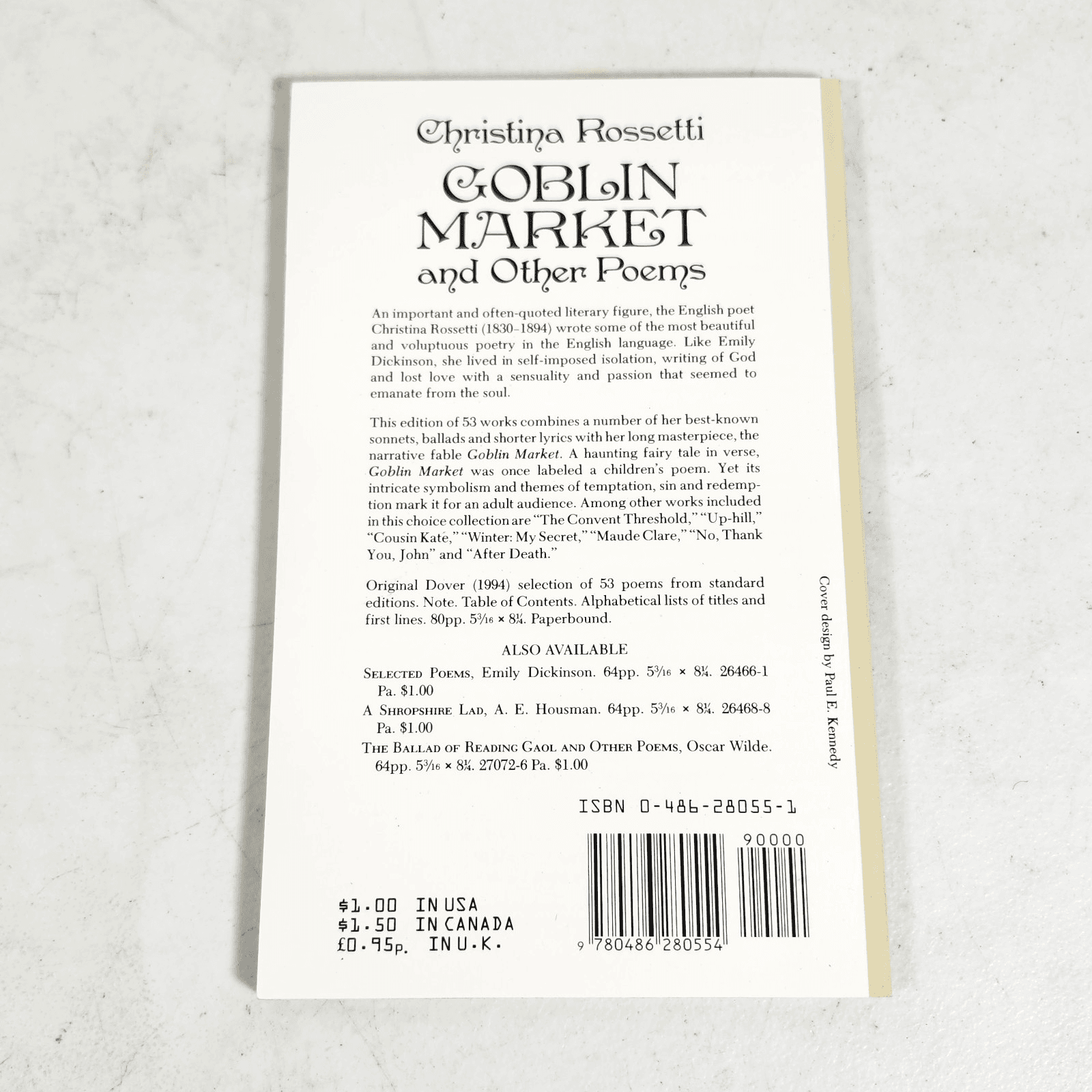 Goblin Market and Other Poems by Christina Rossetti, Dover Thrift (1994, PB) - Thumbnail 2