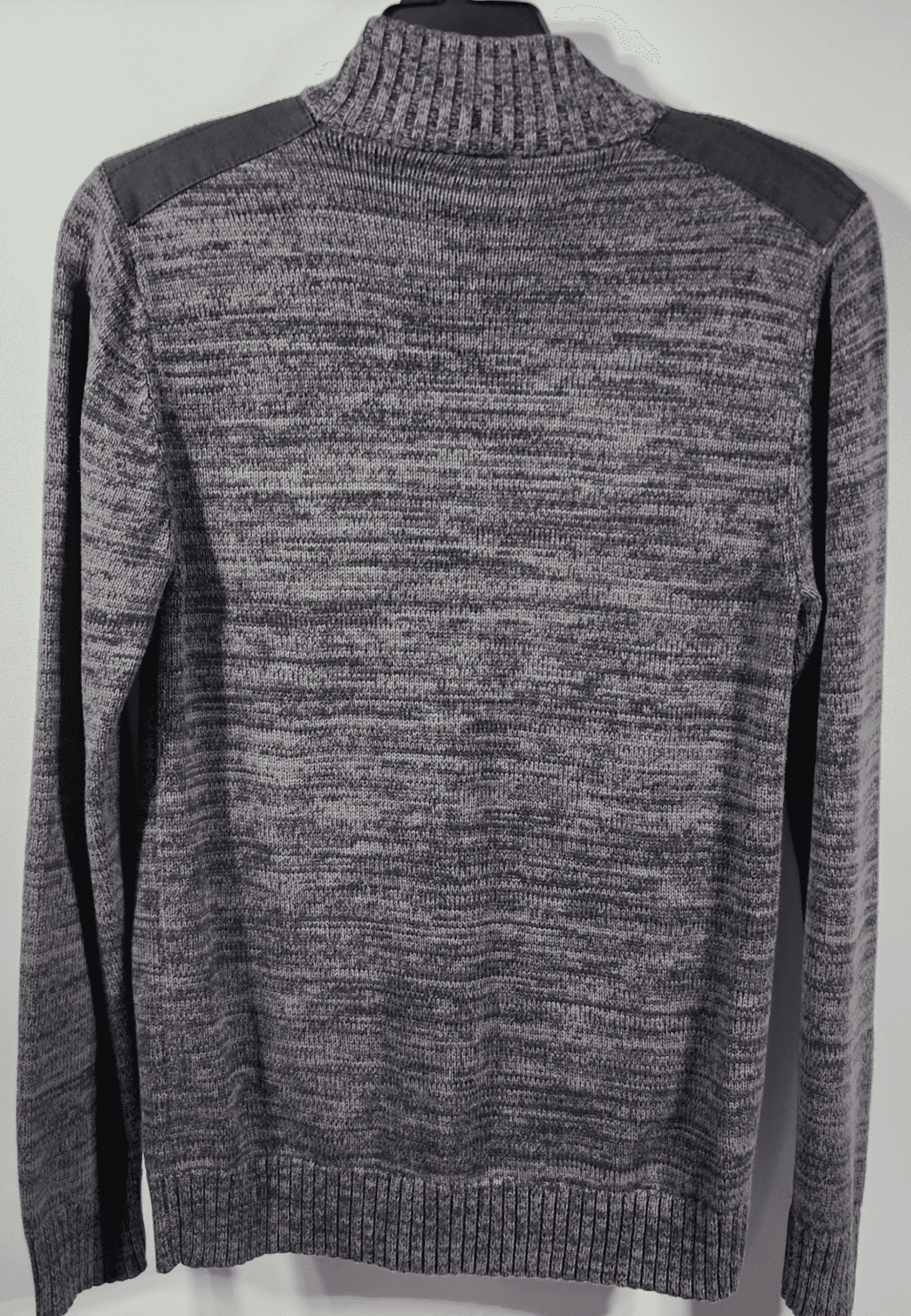 Apt. 9 Men's S Gray Knit Full Zip Sweater Long Sleeve With Pockets - Thumbnail 6