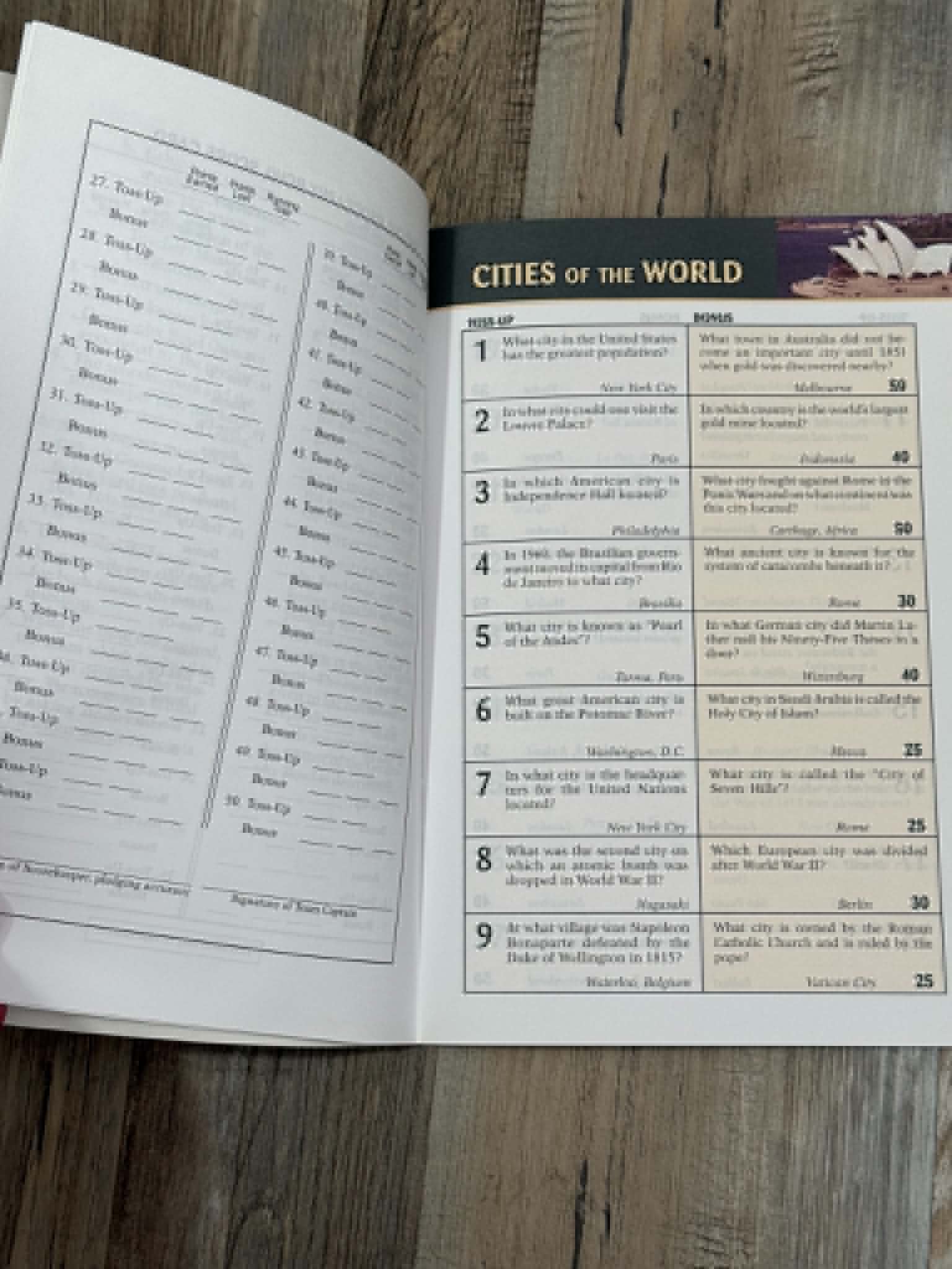 A Beka Book Geography Bowl Trivia Booklet - Thumbnail 3