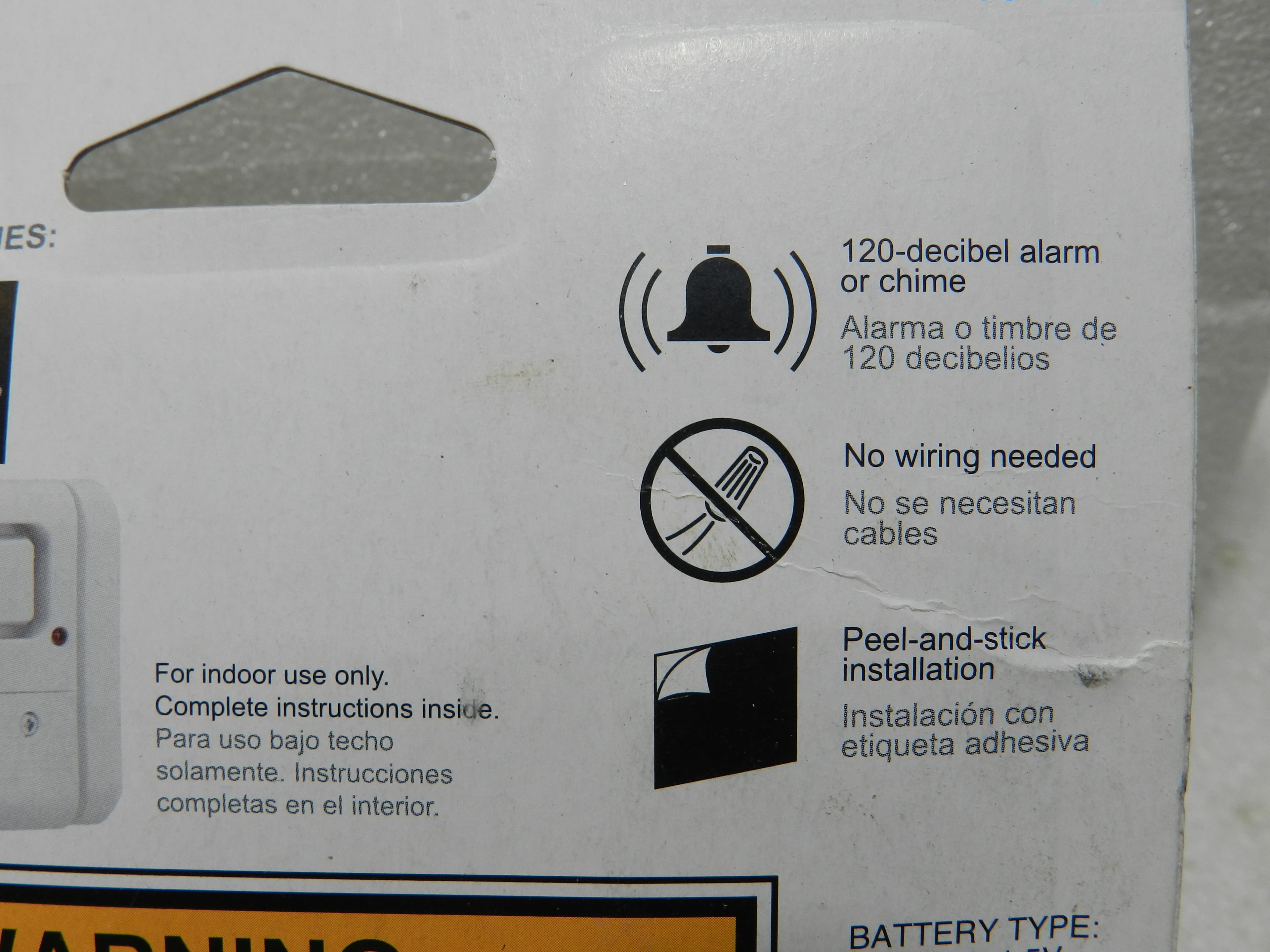 6 GE Audible Window / Door Alarms Battery Operated  (M70K) - Thumbnail 4