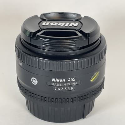 Nikon AF NIKKOR 50mm f/1.8D Prime Lens FX/DX compatible w/ Caps – VG Condition - Thumbnail 2