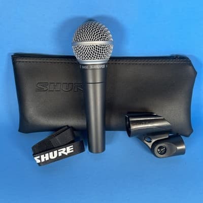 GENUINE Shure SM58 Wired XLR Dynamic Vocal Microphone w/Pouch & Clip