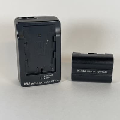 Nikon D50 DSLR Camera w/ Nikon 18-55mm AF-S DX GII Lens Battery Charger - Thumbnail 9