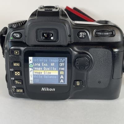 Nikon D50 DSLR Camera w/ Nikon 18-55mm AF-S DX GII Lens Battery Charger - Thumbnail 8