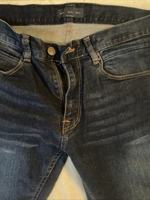 Zara ZMDC Pants Men’s Waist 32 Inseam 28 Blue Denim Jeans - Thumbnail 2