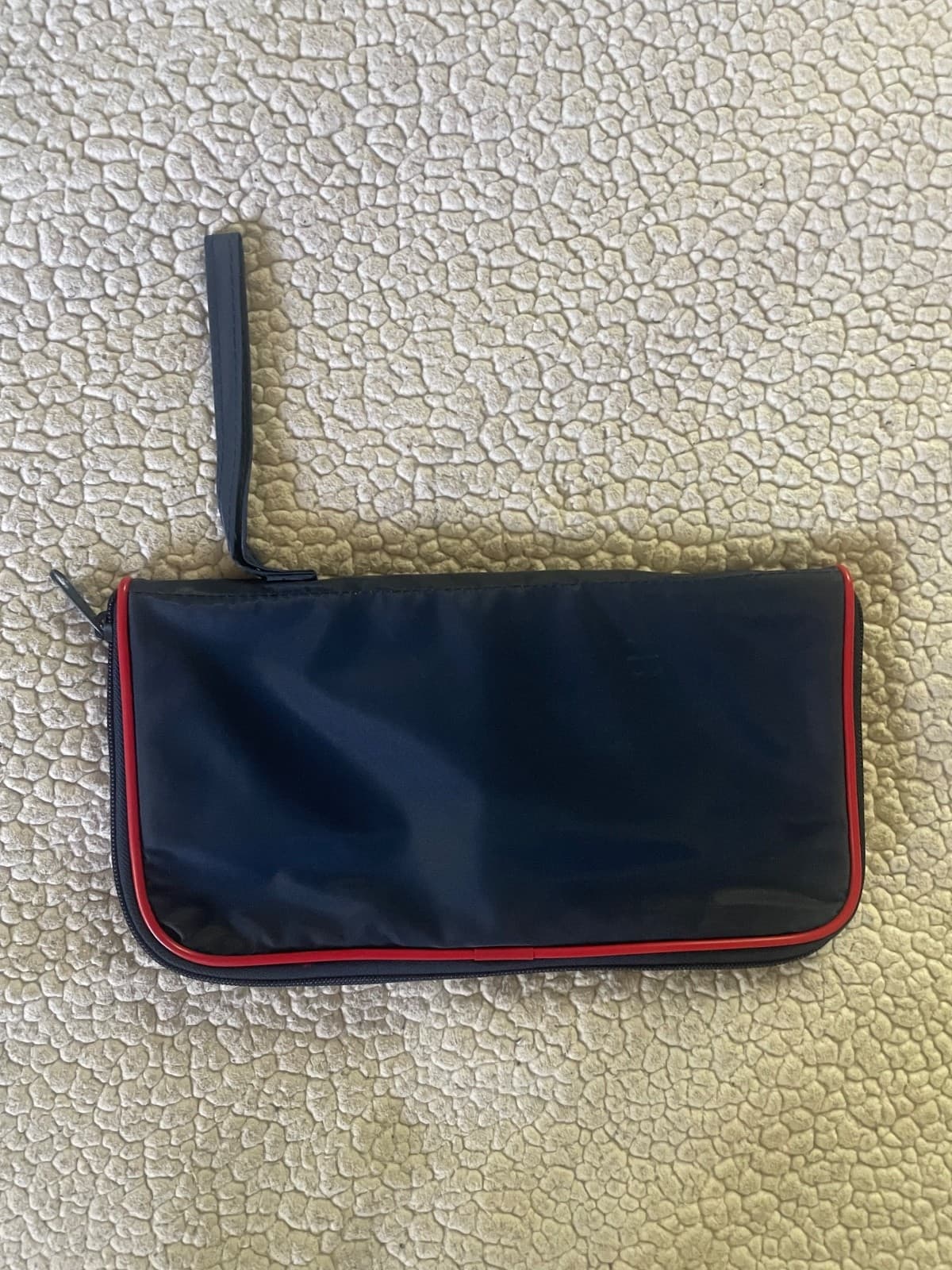 Vintage TWA Airlines Getaway Vacations Travel Documents Amenity Bag Blue - Thumbnail 3
