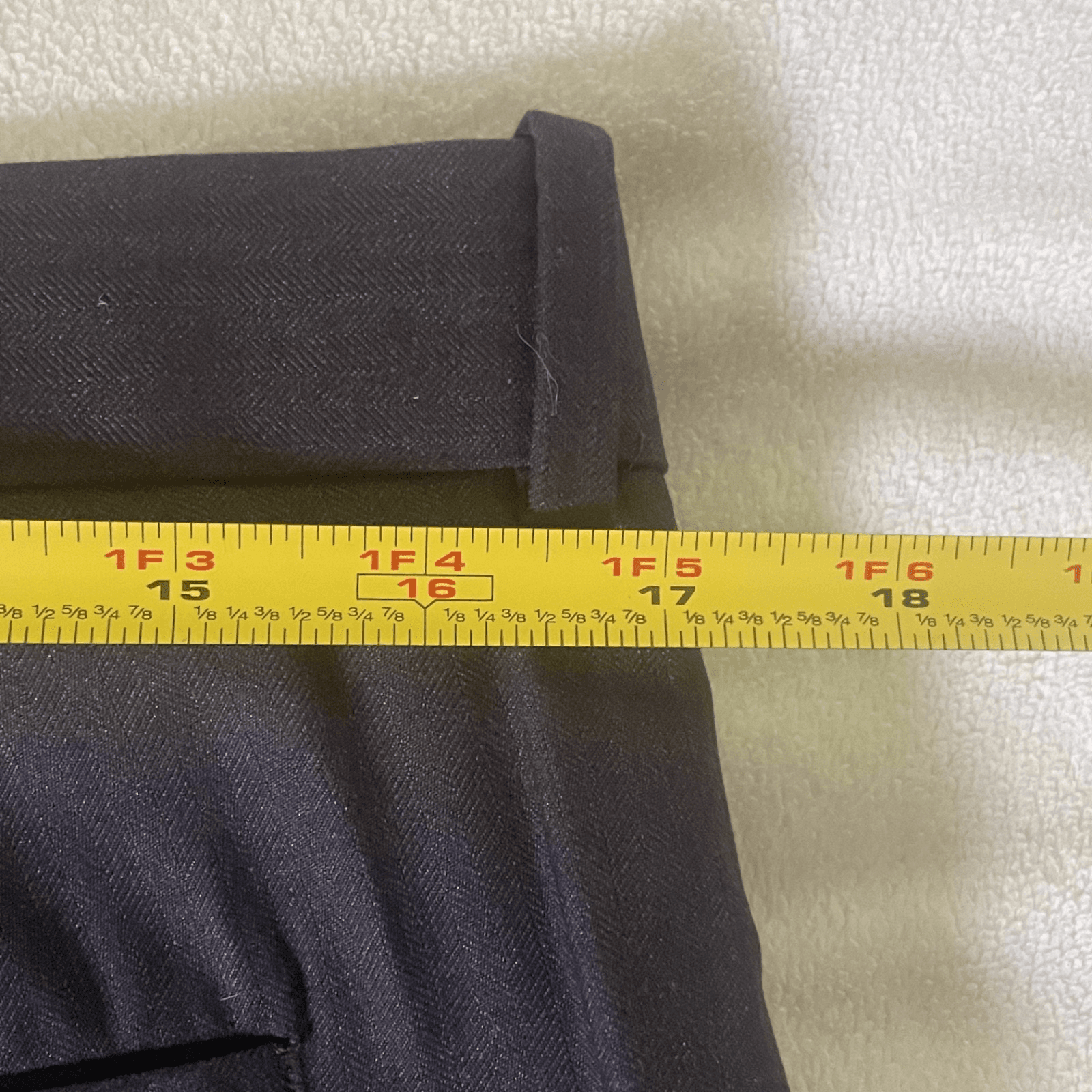 Perry Ellis Portfolio Pants Men’s Waist 32 Inseam 28 Dark Gray Dress Slacks - Thumbnail 7