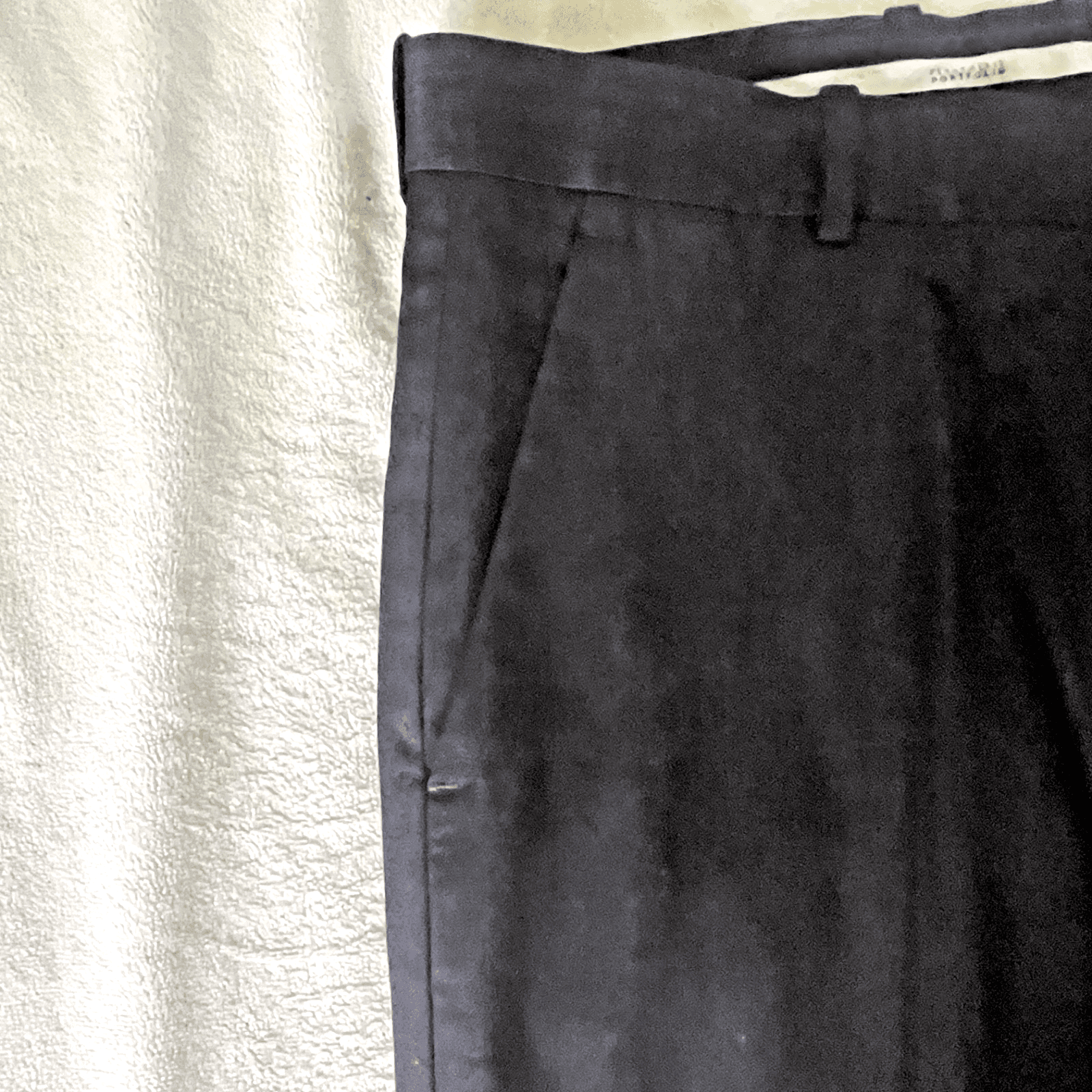 Perry Ellis Portfolio Pants Men’s Waist 32 Inseam 28 Dark Gray Dress Slacks - Thumbnail 4
