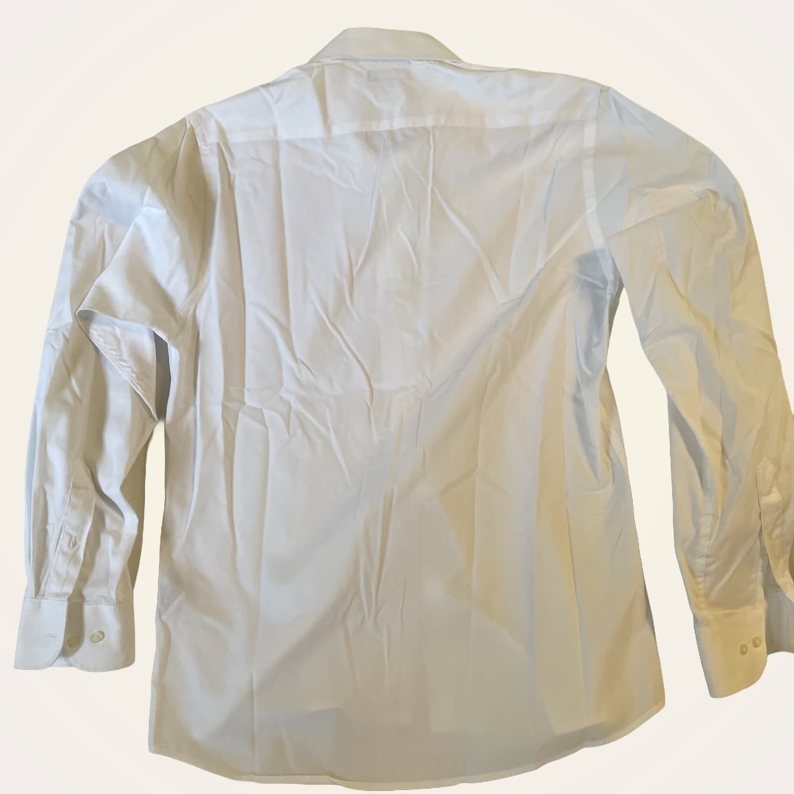Doppelgänger Roma Shirt Men’s EU 41 US M White Long Sleeve Italian Designed - Thumbnail 5