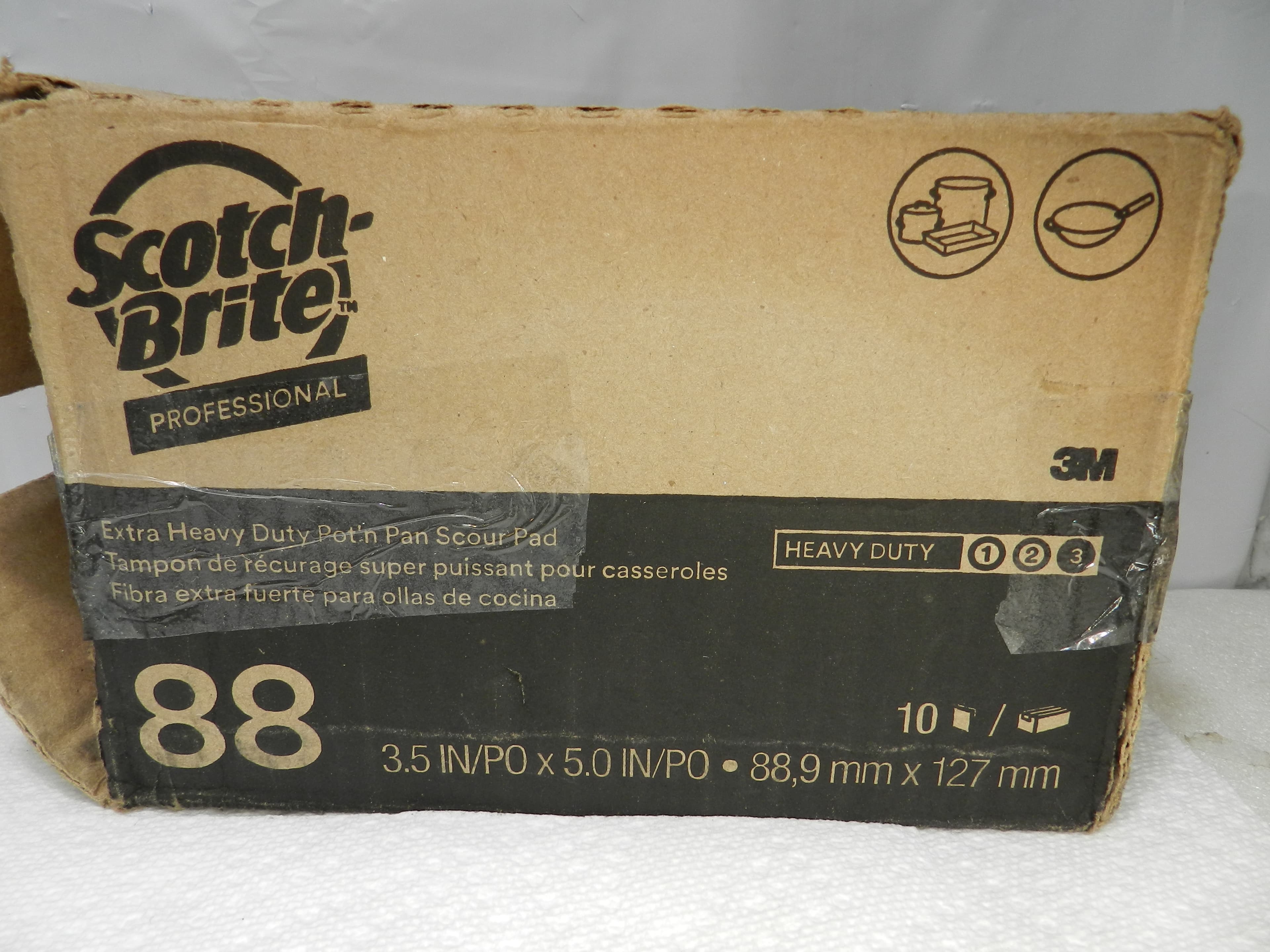 Scotch Brite Professional X Heavy Duty Pot n Pan Scour Pads 88 (10 ct.) (M75K) - Thumbnail 2