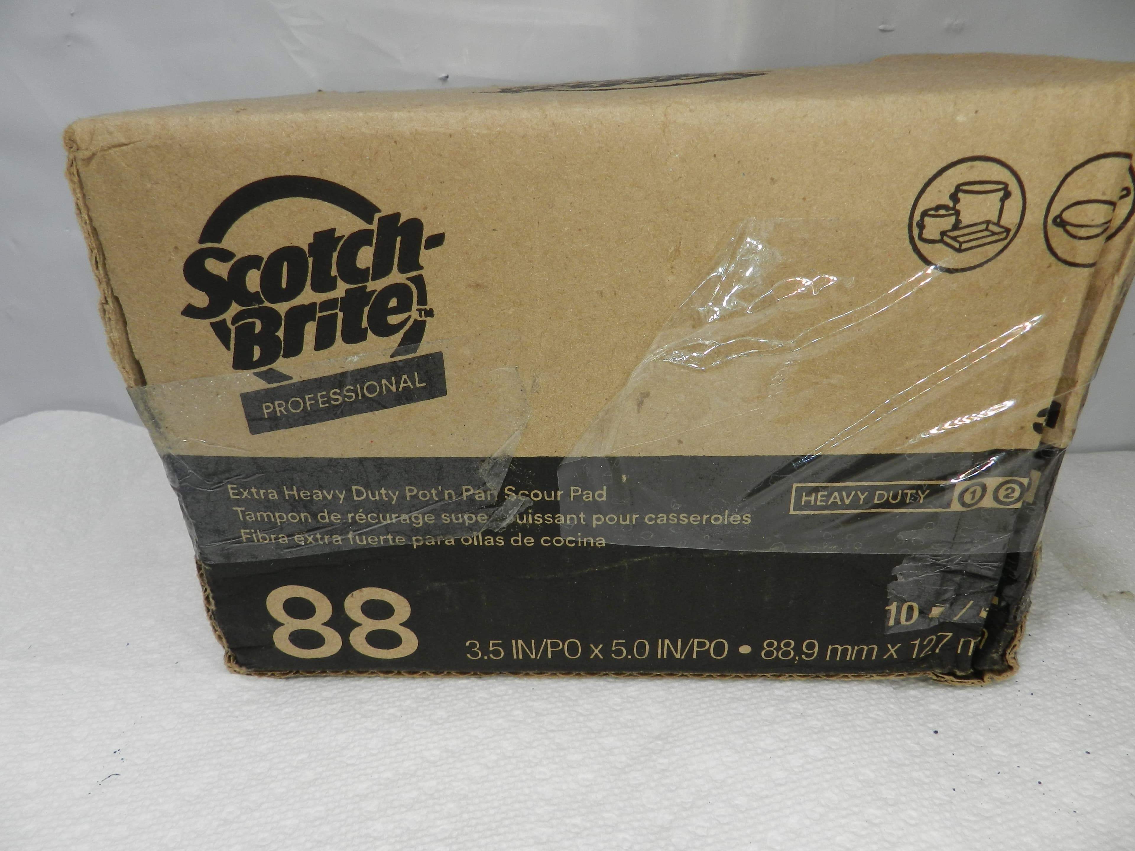Scotch Brite Professional X Heavy Duty Pot n Pan Scour Pads 88 (10 ct.) (M75K) - Thumbnail 5