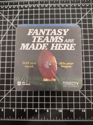 Beer Breweriana Coaster DirecTV Fantasy Teams Are Made Here Sunday Tix 10 Pack