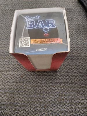 Set of 10 NFL Sunday Ticket Direct TV Double-Sided Coasters Brand New